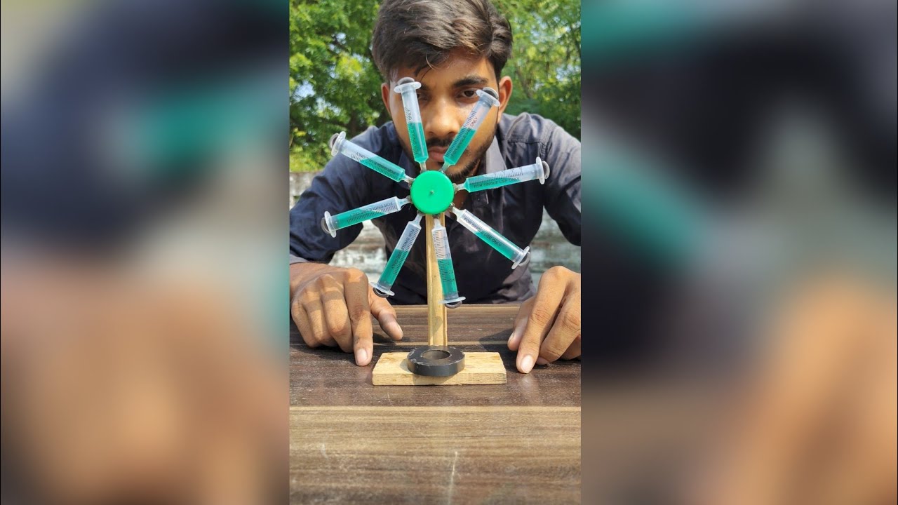 respect😱🔥।  magnet cycling water experiment #science #experiment #tiktok