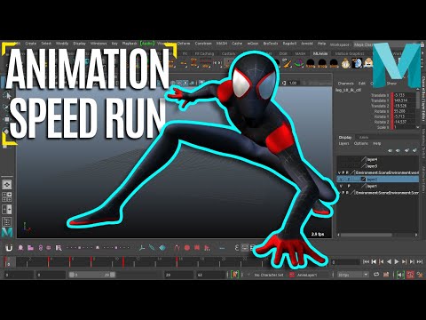 Creating a Dynamic Spiderman Animation: Maya Tutorial