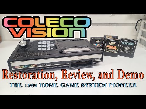 ColecoVision - The High Tech 1982 Game System Pioneer - Restore, Review, and Demo