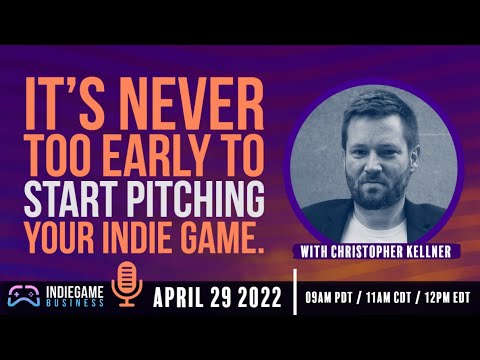 It's never too early to start pitching your indie game - YouTube