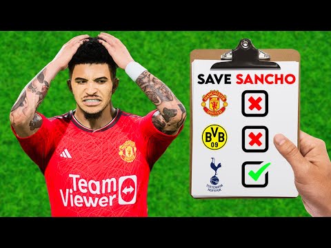 I Saved Jadon Sancho's Career!