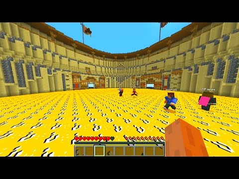Minecraft LUCKY BLOCK SPLEEF #4 with The Pack (Minecraft Lucky Block Mod)