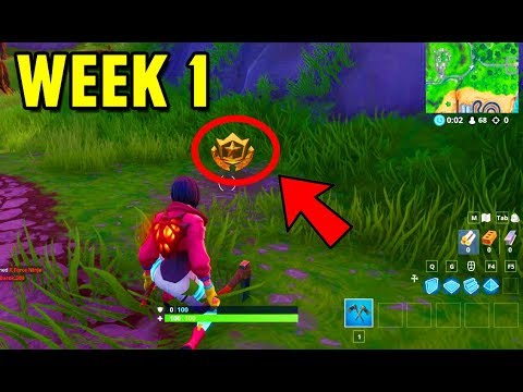 Fortnite Season 9 Week 1 Secret Battle Star Location (Utopia Challenge Guide)