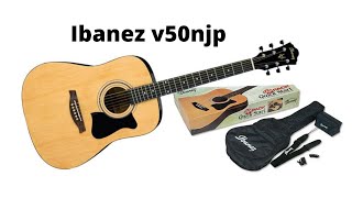 Video thumbnail for Ibanez v50njp Akustik GUITAR unboxing by Bakhrom Masharipov