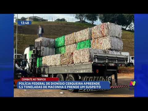PF realiza grande apreensão de drogas em operação no Oeste de Santa Catarina