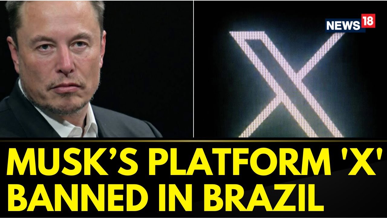 Amid Feud With Elon Musk, Platform 'X' Banned in Brazil | Twitter In Brazil | Brazil Musk News
