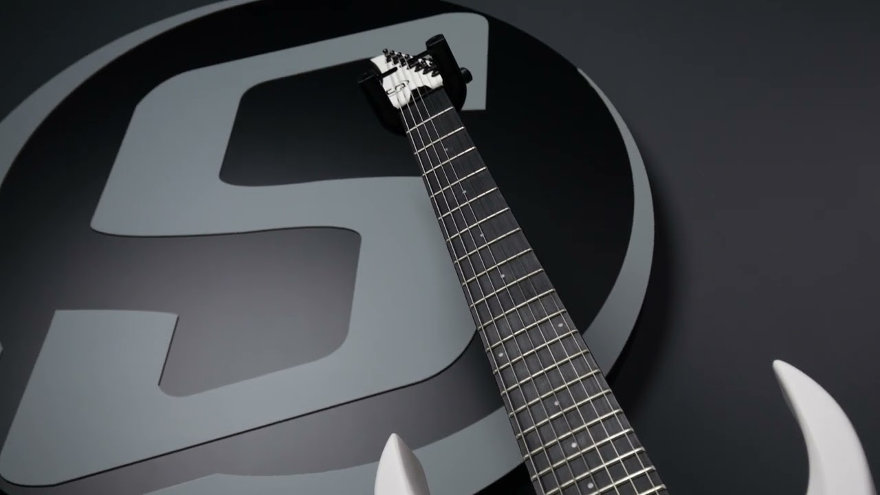 S by Solar AB4.7W 7-String Electric Guitar - White Matte