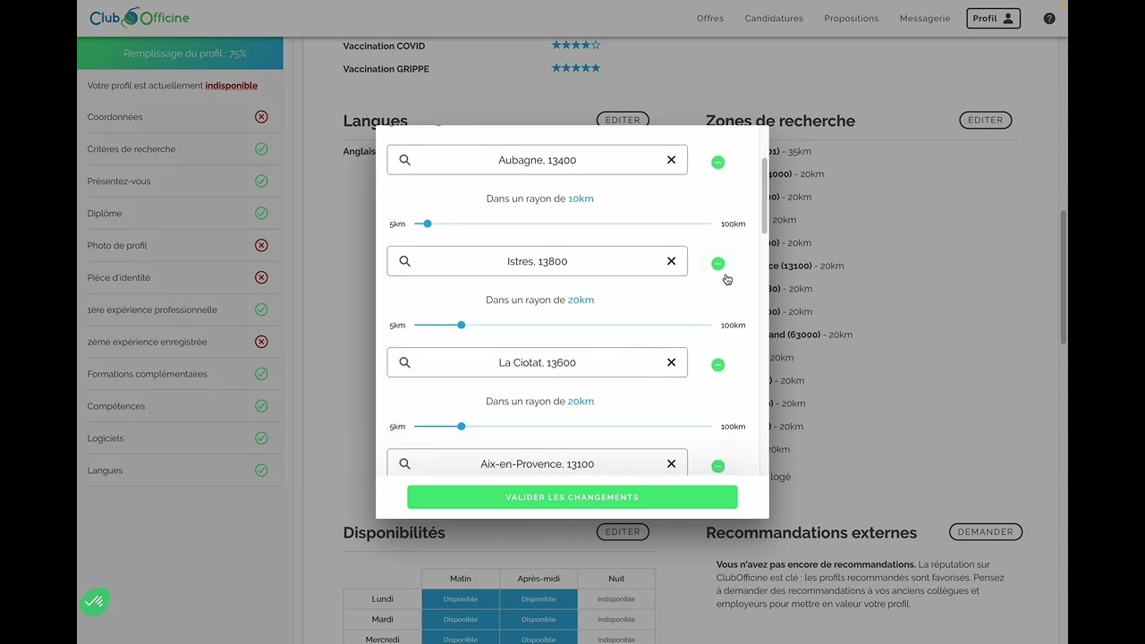 Vidéo&nbsp;: gérer votre disponibilité
