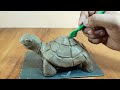 Sculpting Turtle Turtle Making How To Make A Turtle With Clay Clay Turtle Making Turtle Clay