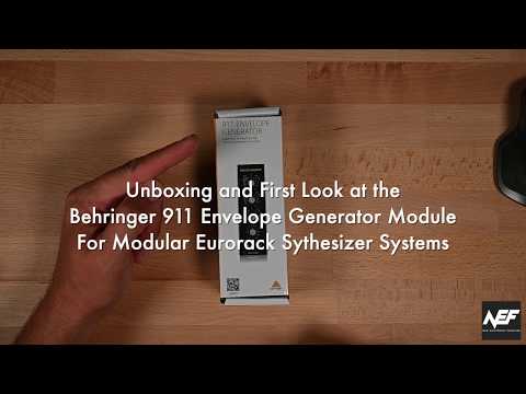 Распаковка и демонстрация модуля Behringer 911 Envelope Generator