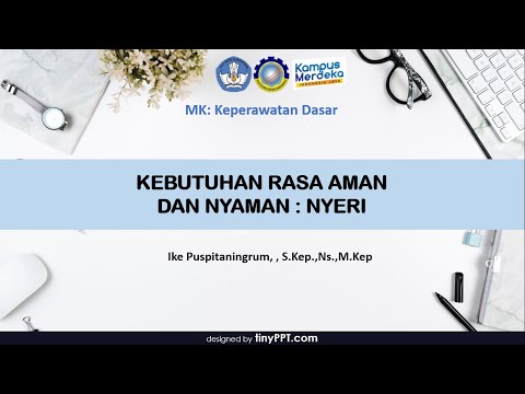 Kebutuhan rasa aman dan nyaman nyeri