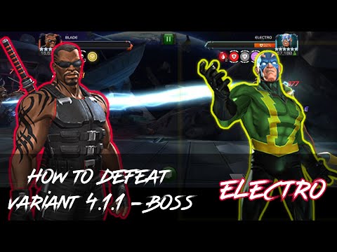 How to defeat Electro Variant 4 Chapter 1 Boss | Marvel contest of champions.