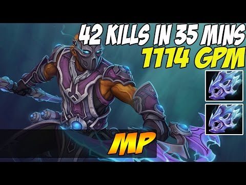 MP 8400 MMR Plays Anti-Mage with 1114 GPM and 2 Moon shards - Dota 2