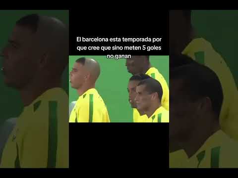 El barcelona está temporada por que cree que sino meten 5 goles no ganan