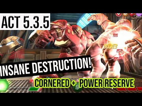 2.5 minutes of Hulkbuster insanity in Act 5.3.5!! (Cornered + Power Reserve)