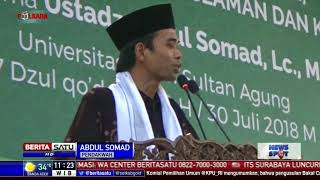 Download lagu Diusung Jadi Cawapres, Abdul Somad Minta Didoakan Tetap Jadi Pendakwah mp3