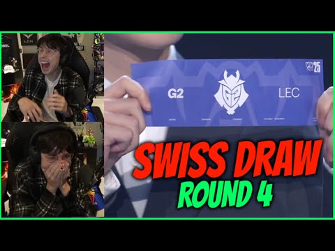 WORLDS IS SAVED | CAEDREL REACTS TO SWISS STAGE DRAW - ROUND 4