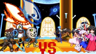 I REFUSE to believe in your lies... Disbelief Papyrus VS God Tewi (MUGEN 1.1)