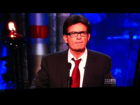 Charlie Sheen Crack Pipe Joke