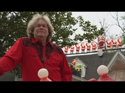 'Santa House' lights up despite homeowner facing a stroke this year