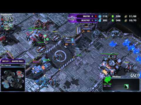 Bratok vs. BeastyQT - Game 2 - Qualifier #3 - Challenger League - WCS Europe Season One - StarCraft