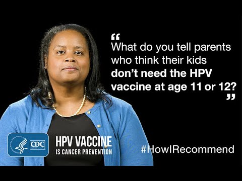 11歳、12歳でHPVワクチンは必要ないと思っている親との会話：サボイ博士 (Talking to Parents Who Think Their Kids Don’t Need HPV vaccine at Age 11 or 12: Dr. Savoy)