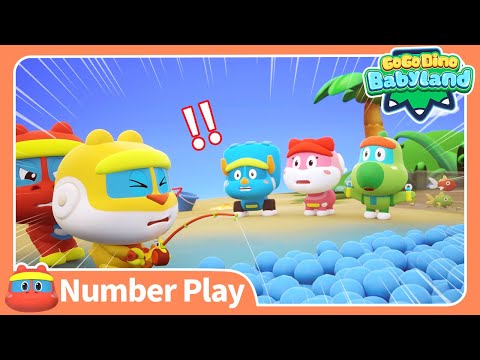 Learn Numbers w/ GoGo Dino Babyland | 03 A Monster in Ball Pit | Dinosaurs for Kids | Nursery Rhyme
