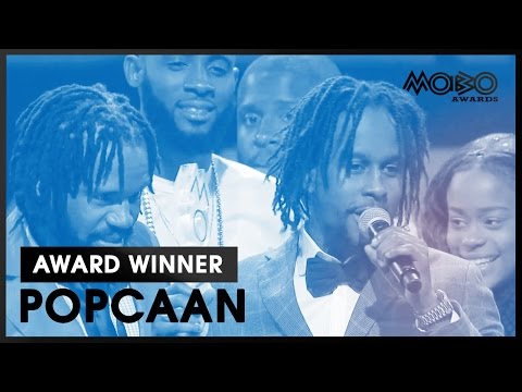 POPCAAN | BEST REGGAE ACT acceptance speech at MOBO Awards | 2016 | MOBO