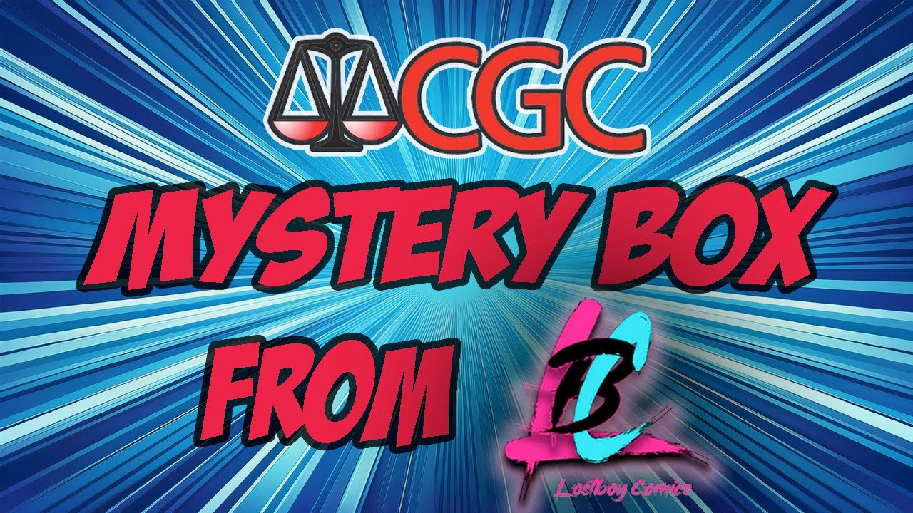 CGC Comic Book Mystery Box from LostBoy Comics. Interesting.