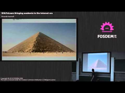 WikiToLearn at FOSDEM 2016 - Bringing academia to the internet era