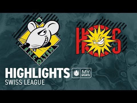 Olten vs. Sierre 6:5 - Highlights Swiss League | Playoff-Viertelfinal, Spiel 4