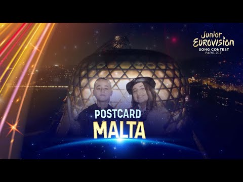 Postcard of Ike & Kaya from Malta