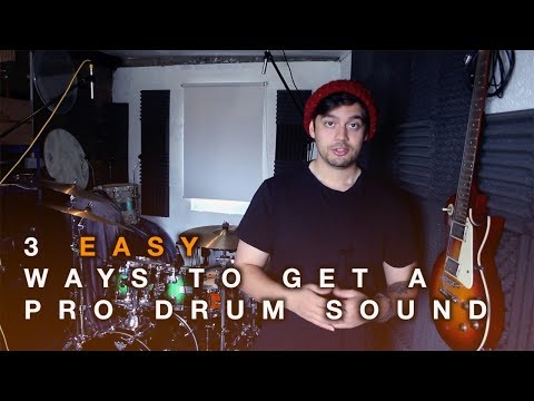 3 Easy Drum Recording Tips to get a PRO sound - Home Studio Tips