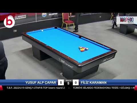 YUSUF ALP ÇAPAR & FİLİZ KARAMAN Bilardo Maçı - 