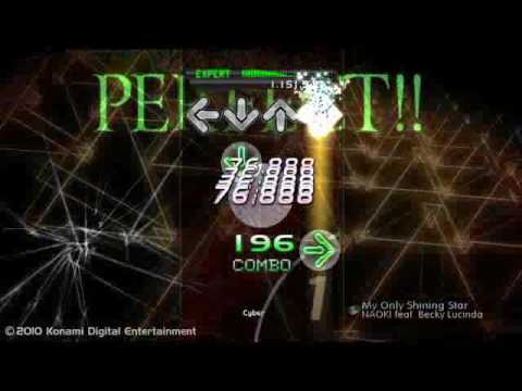 DDR 2010: My Only Shining Star by NAOKI feat. Becky Lucinda; Expert AA GREAT FULL COMBO