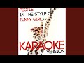 People (In the Style of Funny Girl) (Karaoke Version)