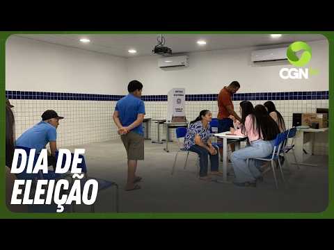 Com longas filas, chã-grandenses participam do primeiro turno das eleições