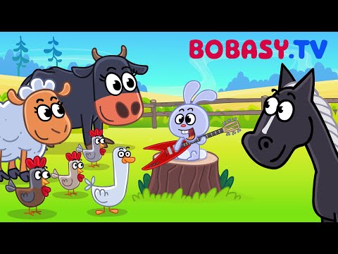 10 Na Farmie - Polska Piosenka Dla Dzieci - Nauka Liczenia Dla Dzieci Do 10 - Bobasy TV - N