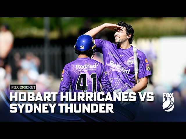 Hobart Hurricanes vs Sydney Thunder – Match Highlights | 15/01/23 | FOX Cricket