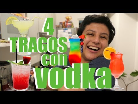4 COCKTELES FÁCILES DE PREPARAR CON VODKA - ARIANA BOLO ARCE