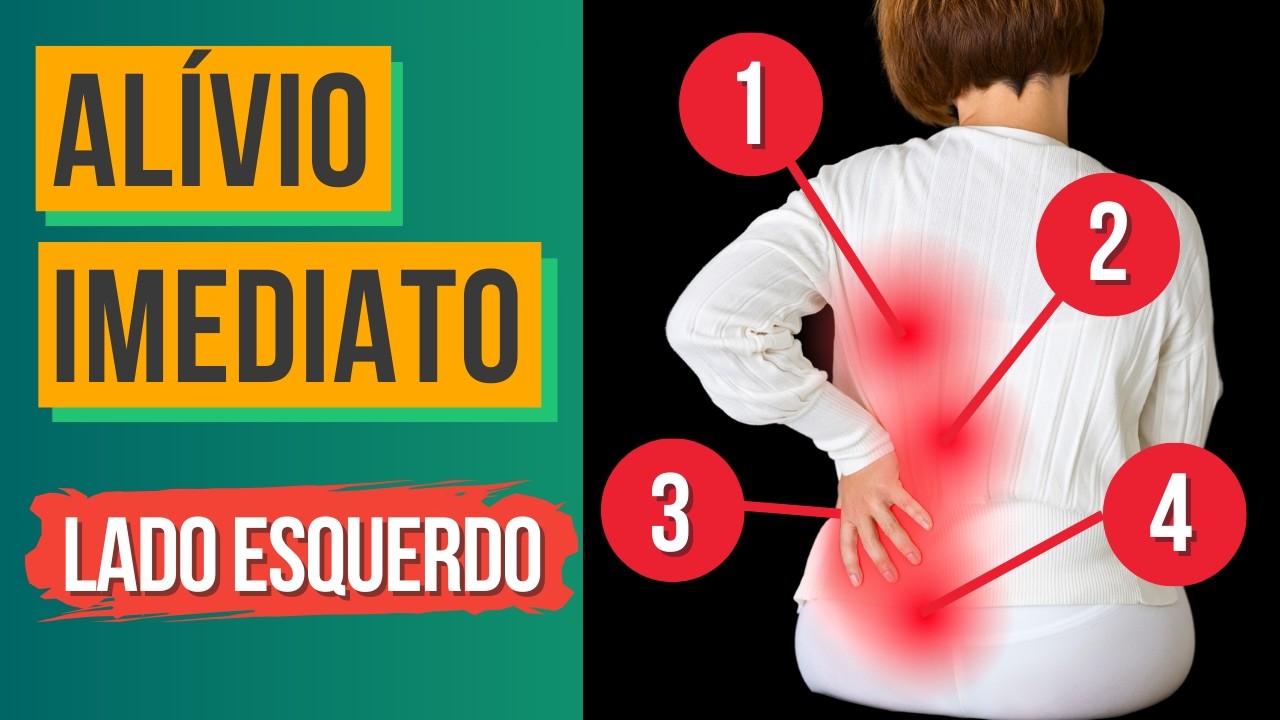 Dor nas costas do Lado Esquerdo: Como Aliviar sem remédio