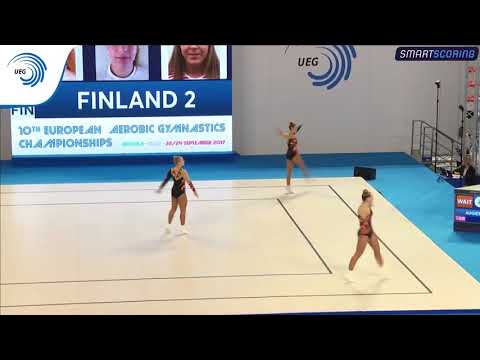 TRIO 2 (FIN) Aerobic Gymnastic European Championship 2017 Q