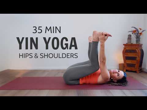 35 Min Yin Yoga For Hips & Shoulders | Release Stiffness And Improve Mobility