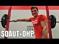 Overhead Press and Squat Powerlifting Workout