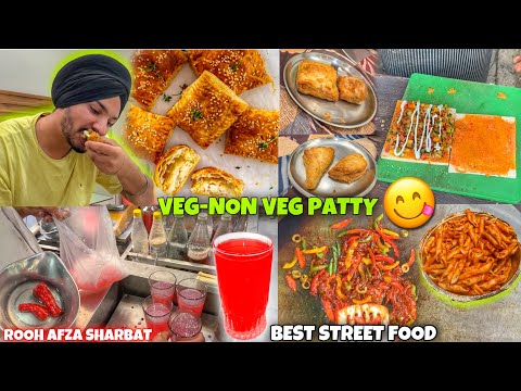Veg & Non-Veg Patty 😱 Famous Sharbat 50 Years old | Best Pasta, Sandwich in jalandhar | Street Food