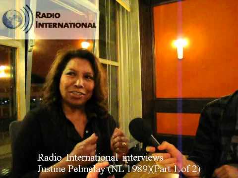 OGAE Netherlands Concert 2011 - Justine Pelmelay Interview (Part 1 of 2)