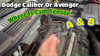 Dodge caliber / Avenger  cam sensor locations A or B