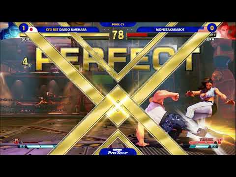 CEO 2019 - Daigo Umehara (Guile) vs Monstakakarot (Laura) - Street Fighter 5 Arcade Edition