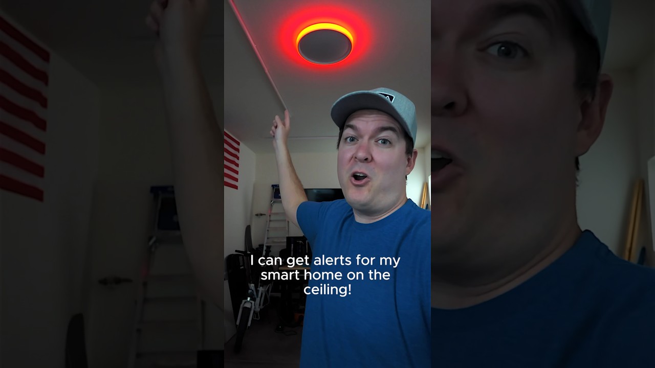 Smart ceiling light with a crazy feature🔥