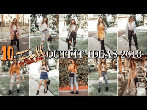 10 FALL AUTUMN OUTFIT IDEAS 2018: STYLISH & TRENDY Video